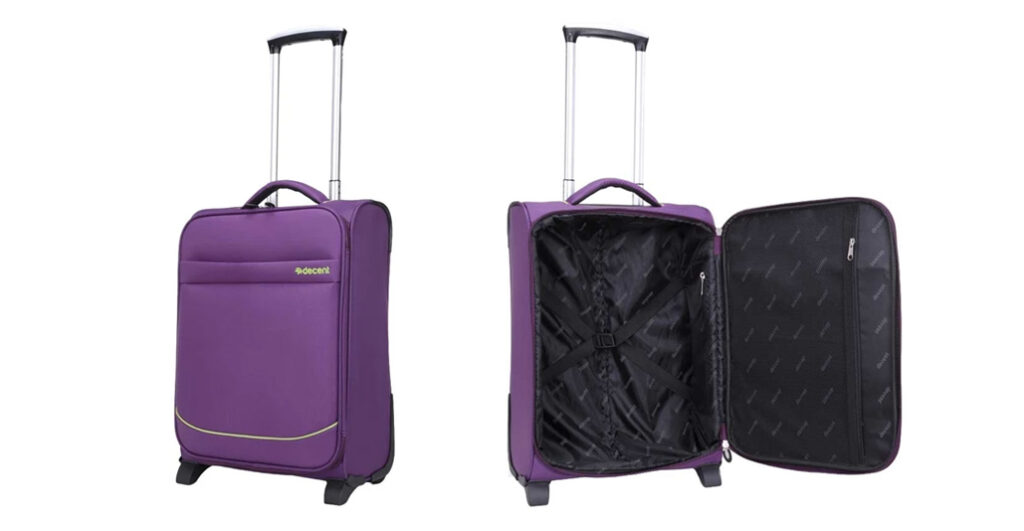 Decent Handbagage koffer Super-Light 50 - paars